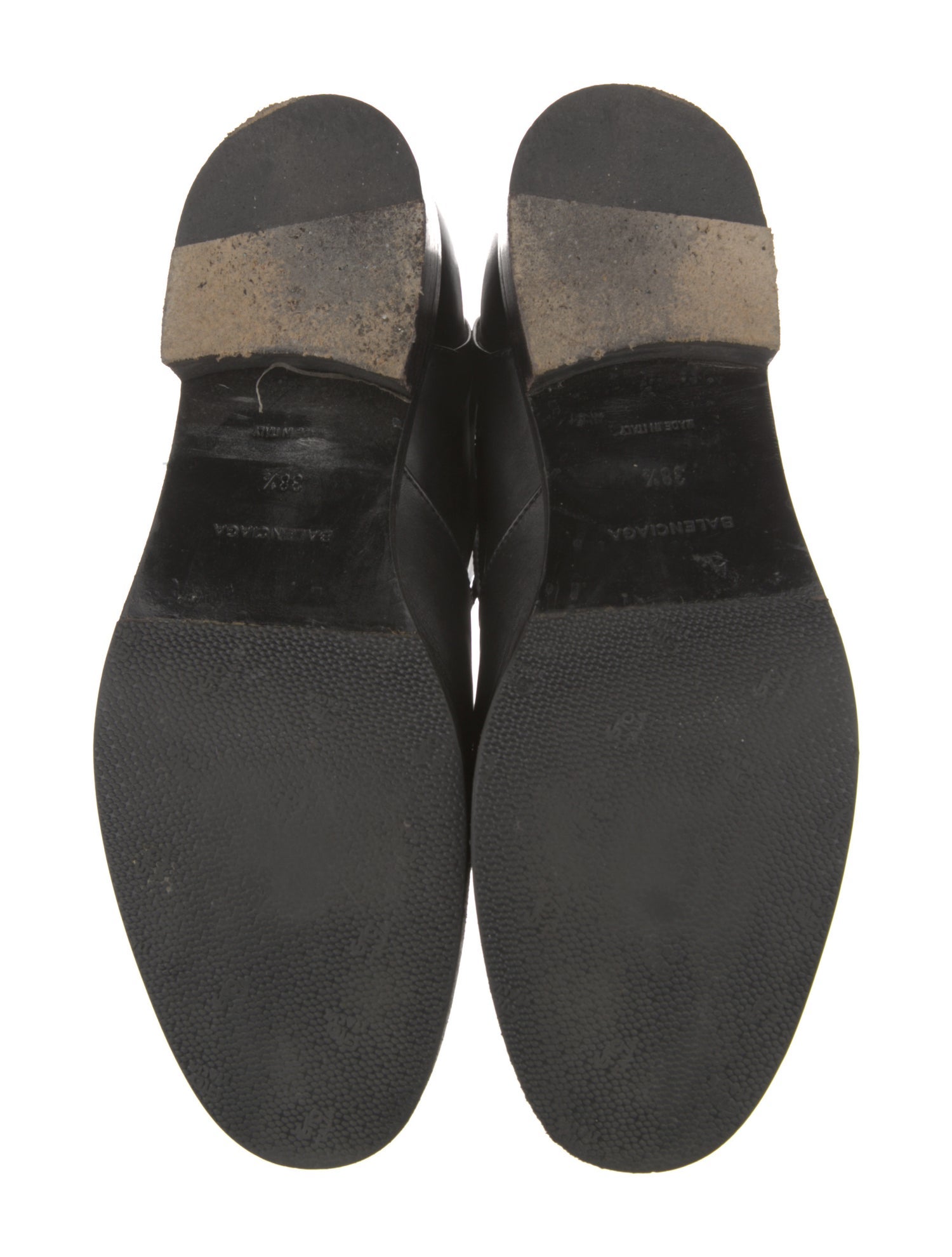 Balenciaga Leather Moto Boots